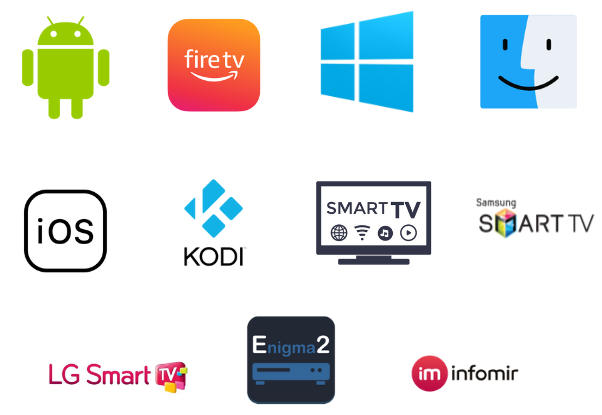 Compatible Devices of Tuga IPTV