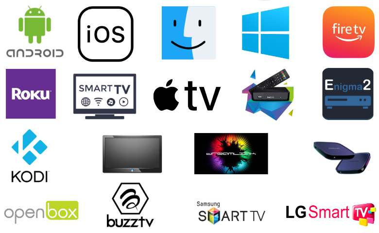Supported Devices of IPTV Holiday